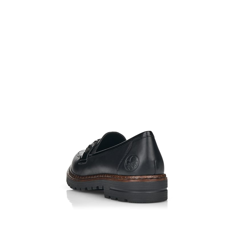Rieker Artikelnummer 54862-01 Rieker Damen Loafer graphitschwarz Online Outlet