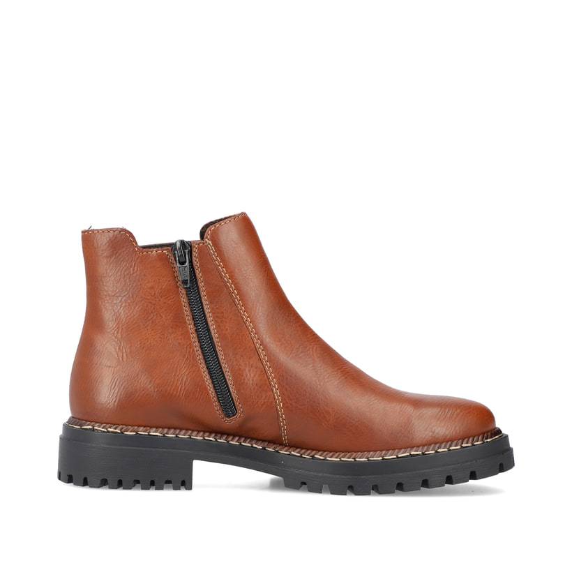 Rieker Artikelnummer 52051-23 Rieker Damen Chelsea Boots fuchsbraun Exklusive Angebote