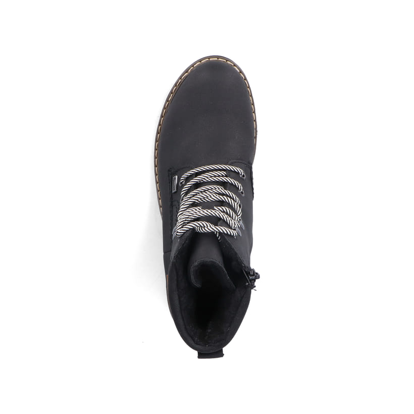 Rieker Artikelnummer Y9125-00 Rieker Damen Schnürstiefel asphaltschwarz Neuheiten