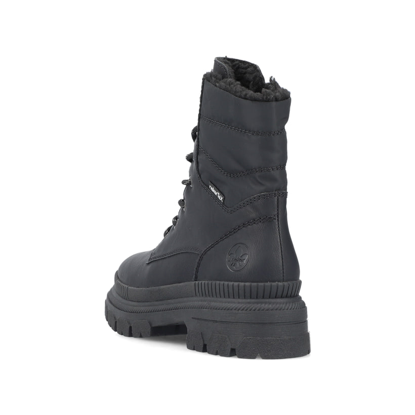 Rieker Artikelnummer Y9331-00 Rieker Damen Schnürstiefel nachtschwarz Bestseller