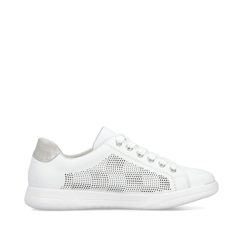 Rieker Artikelnummer 45606-80 Rieker Damen Sneaker Low reinweiss Räumungsverkauf