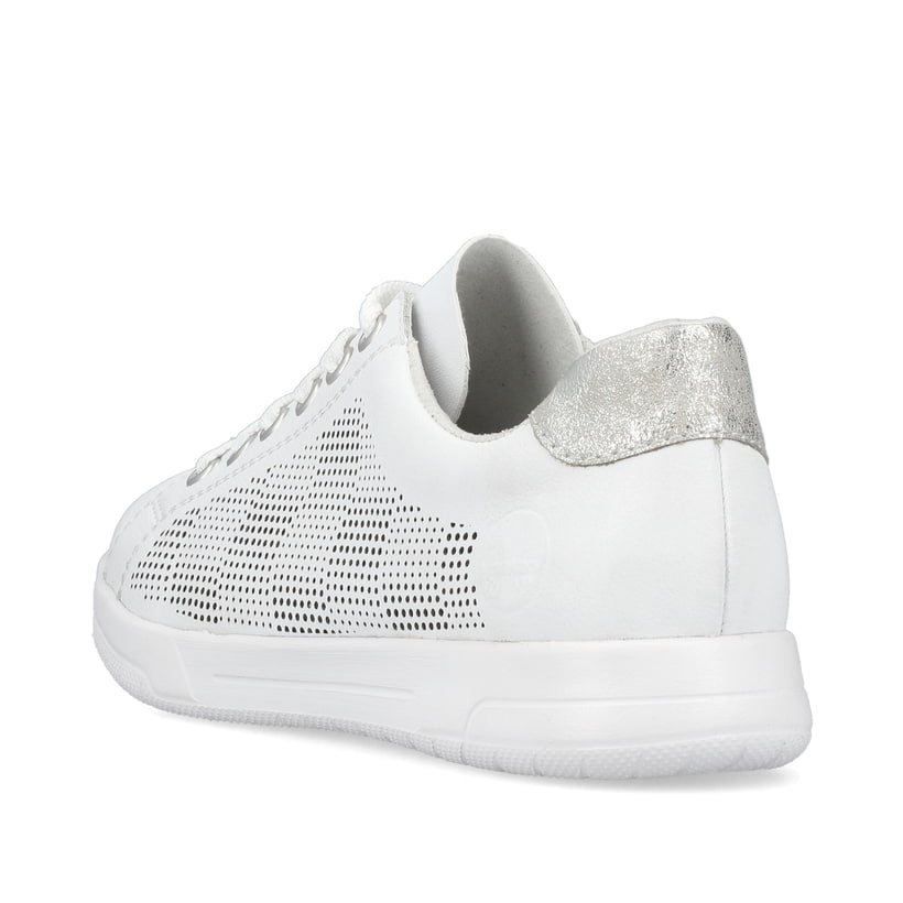Rieker Artikelnummer 45606-80 Rieker Damen Sneaker Low reinweiss Räumungsverkauf