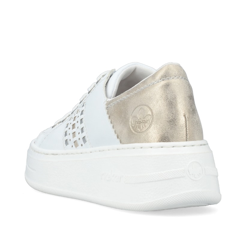 Rieker Artikelnummer N5440-80 Rieker Damen Sneaker Low brilliantweiss Kauf eins, bekomm eins gratis
