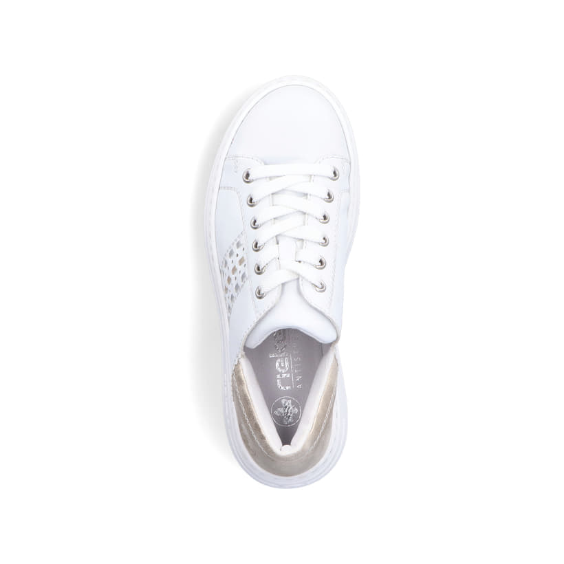 Rieker Artikelnummer N5440-80 Rieker Damen Sneaker Low brilliantweiss Kauf eins, bekomm eins gratis