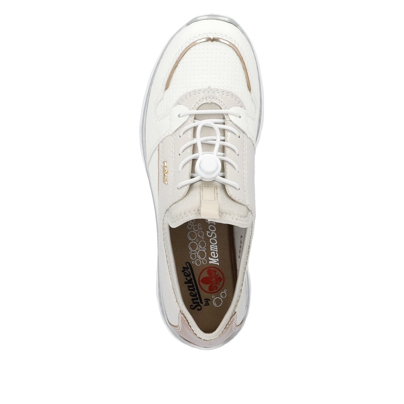 Rieker Artikelnummer L3294-80 Rieker Damen Slipper cremeweiss Tägliche Deals
