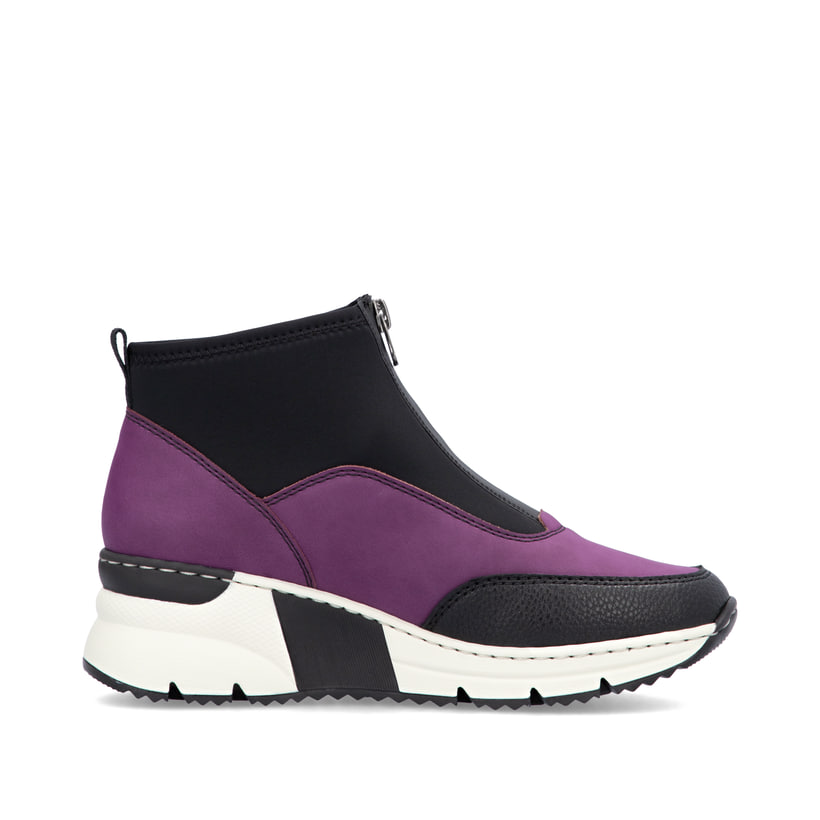 Rieker Artikelnummer N6352-30 Rieker Damen Sneaker High schwarz-lila Riesige Ersparnisse