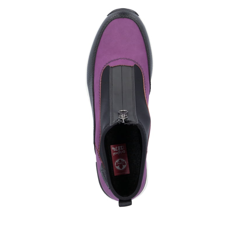 Rieker Artikelnummer N6352-30 Rieker Damen Sneaker High schwarz-lila Riesige Ersparnisse