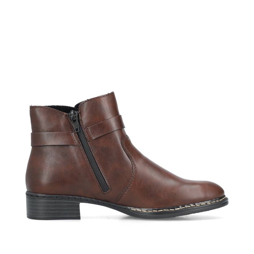 Rieker Artikelnummer 73487-25 Rieker Damen Stiefeletten schokobraun Tiefpreis