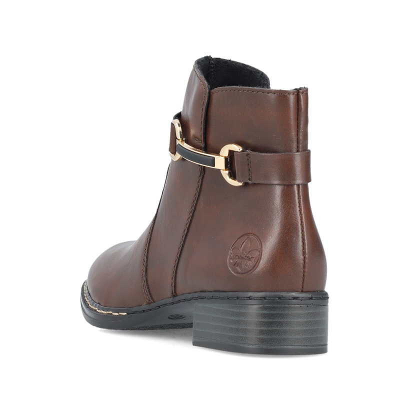 Rieker Artikelnummer 73487-25 Rieker Damen Stiefeletten schokobraun Tiefpreis