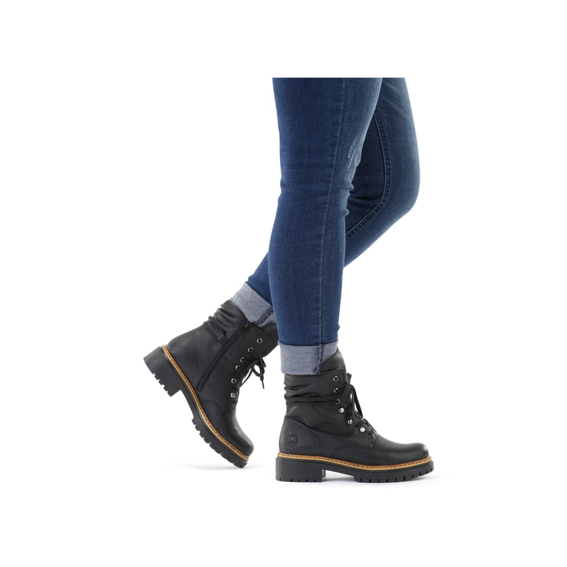 Rieker Artikelnummer 72621-00 Rieker Damen Biker Boots tiefschwarz Wochenangebot