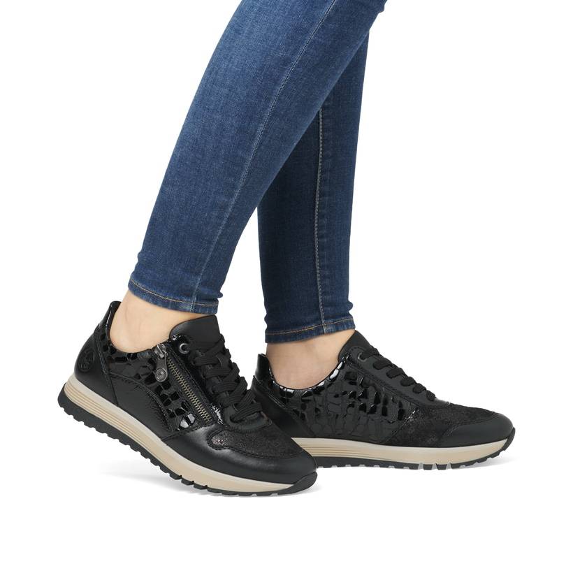 Rieker Artikelnummer 49003-00 Rieker Damen Sneaker Low urbanschwarz Begrenzte Freigabe