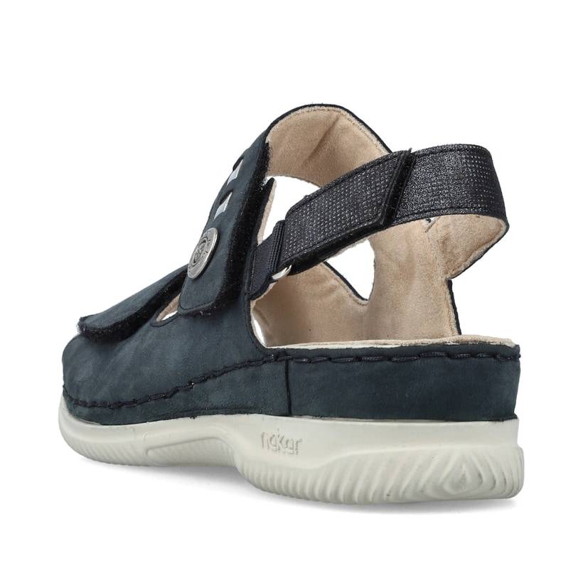 Rieker Artikelnummer V7473-14 Rieker Damen Riemchensandalen stahlblau Letzte 2 Tage