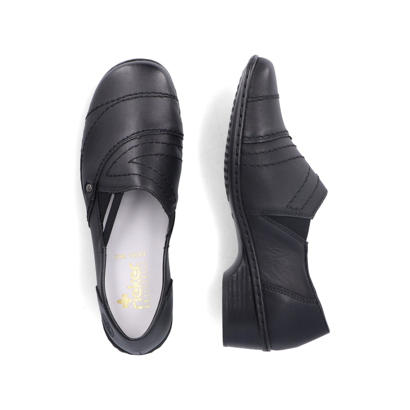 Rieker Artikelnummer 48260-01 Rieker Damen Slipper nachtschwarz Bis zu 50% Rabatt