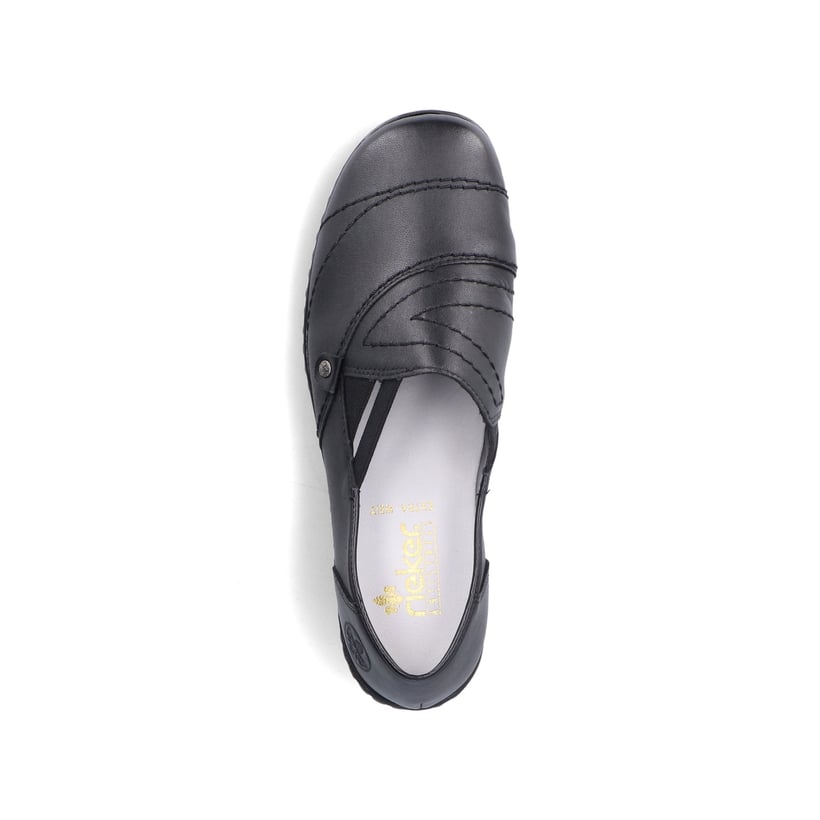Rieker Artikelnummer 48260-01 Rieker Damen Slipper nachtschwarz Bis zu 50% Rabatt