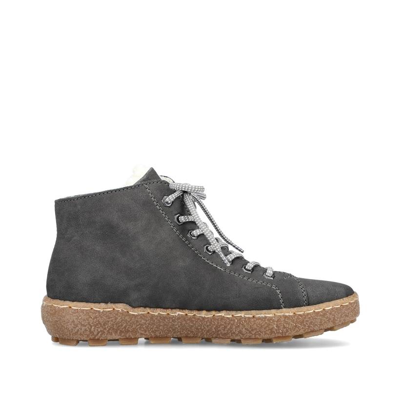 Rieker Artikelnummer N1020-45 Rieker Damen Schnürschuhe asphaltgrau Bis zu 65% Rabatt