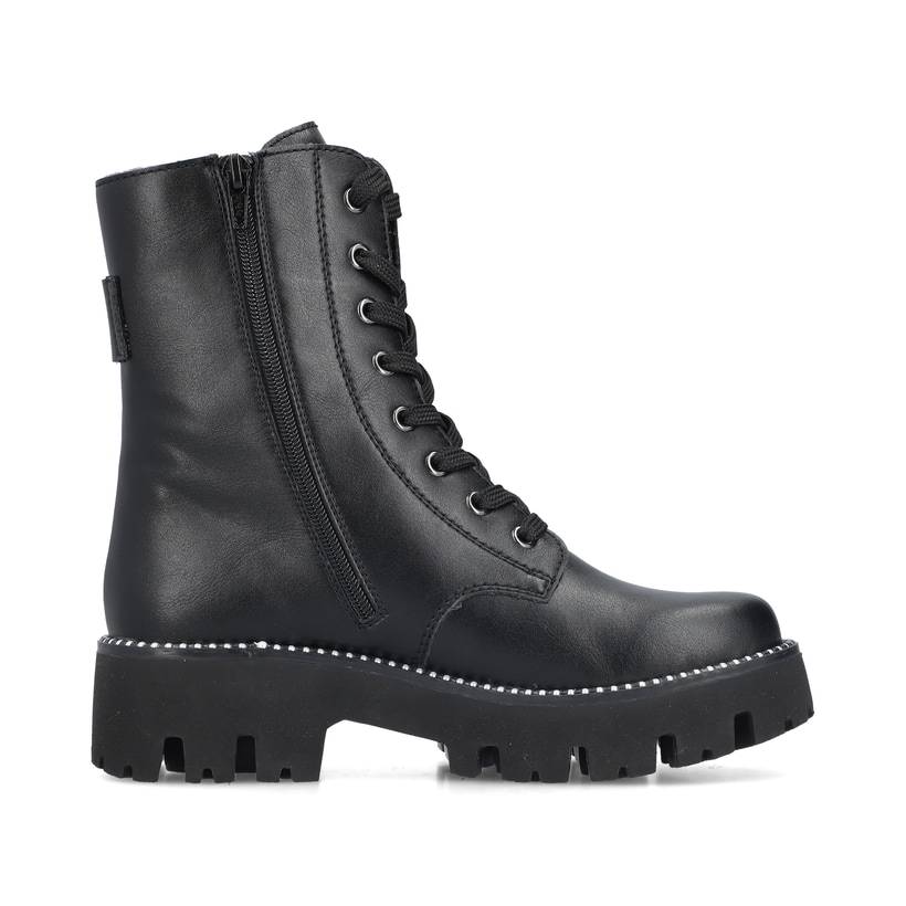 Rieker Artikelnummer Y3354-00 Rieker Damen Schnürstiefel mattschwarz Nur für heute