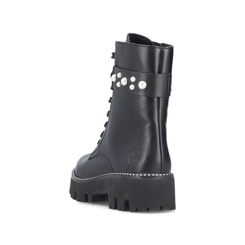 Rieker Artikelnummer Y3354-00 Rieker Damen Schnürstiefel mattschwarz Nur für heute