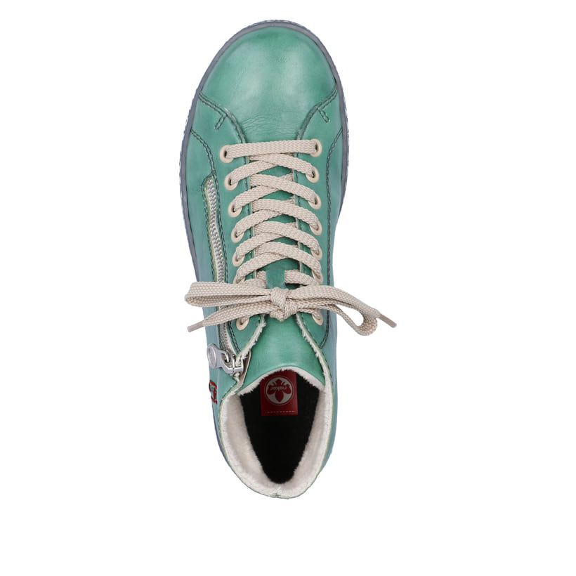 Rieker Artikelnummer Z1221-53 Rieker Damen Schnürschuhe smaragdgrün Discount Store für neue Produkte