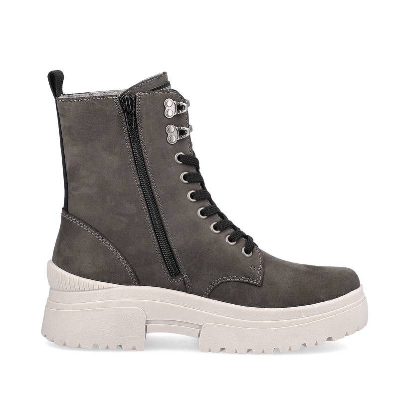 Rieker Artikelnummer W0371-42 Rieker Damen Schnürstiefel graphite Riesige Rabatte