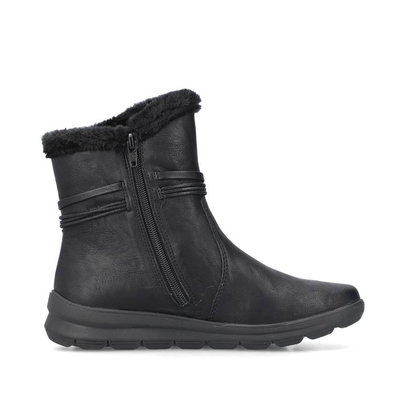 Rieker Artikelnummer Z0070-00 Rieker Damen Kurzstiefel tiefschwarz Clearance-Verkauf