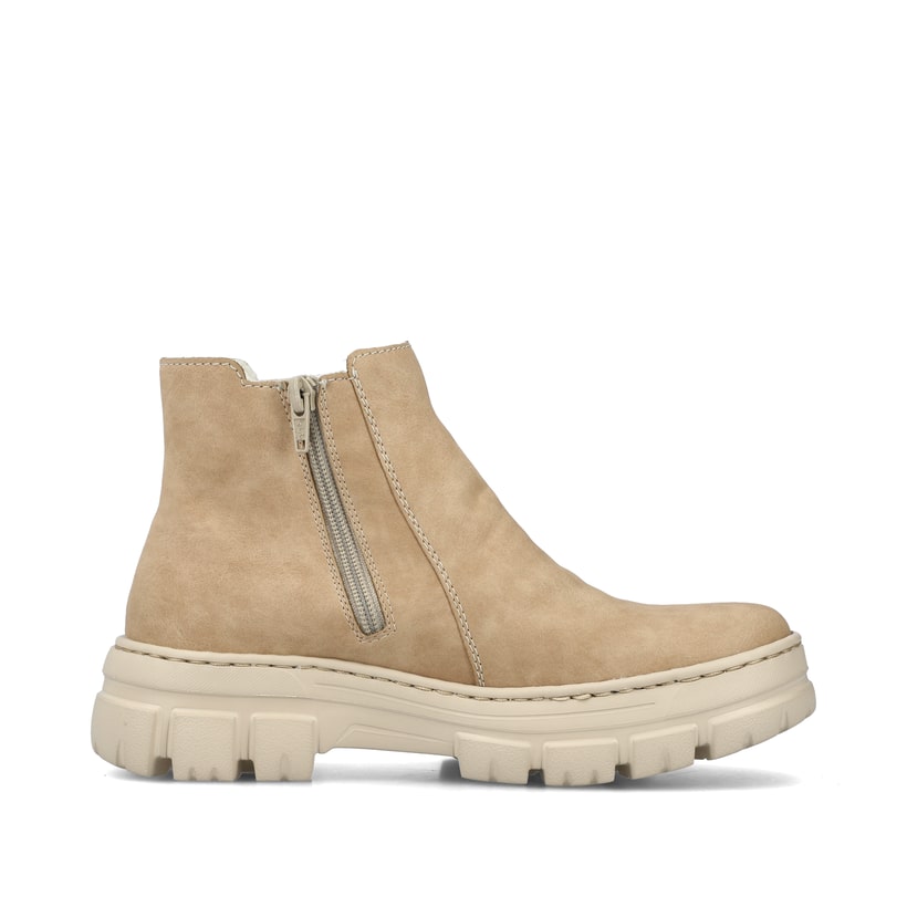 Rieker Artikelnummer Z7465-60 Rieker Damen Chelsea Boots sandbeige Kostenloser Versand international