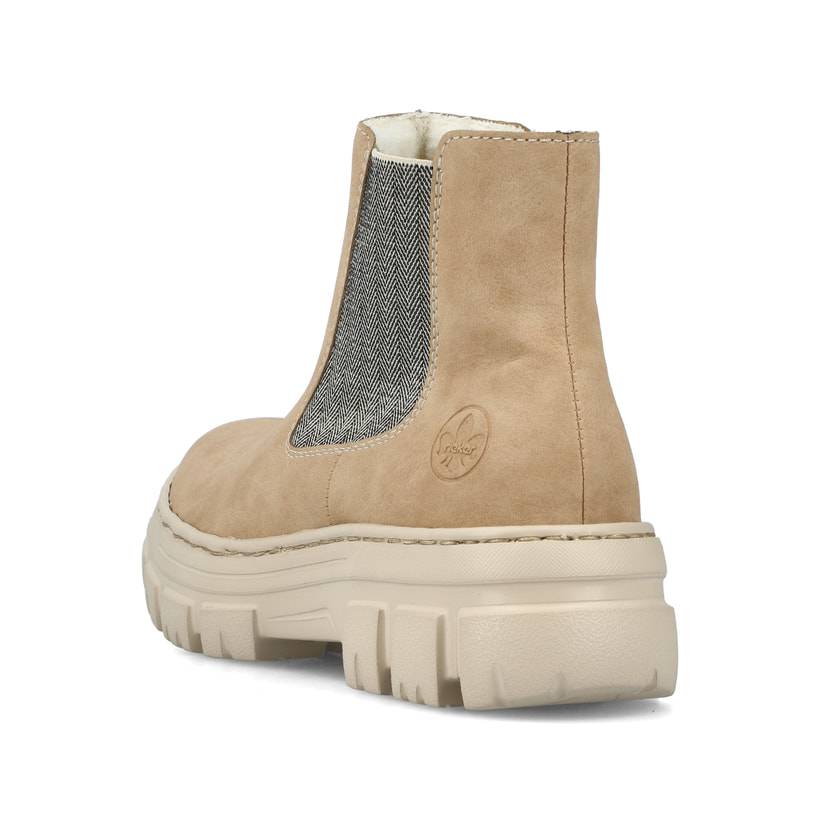 Rieker Artikelnummer Z7465-60 Rieker Damen Chelsea Boots sandbeige Kostenloser Versand international