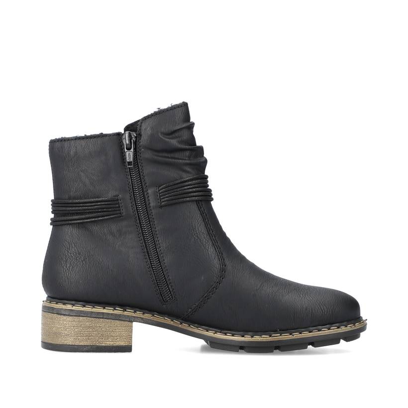 Rieker Artikelnummer 77263-00 Rieker Damen Kurzstiefel nachtschwarz Begrenzt auf 3 Tage