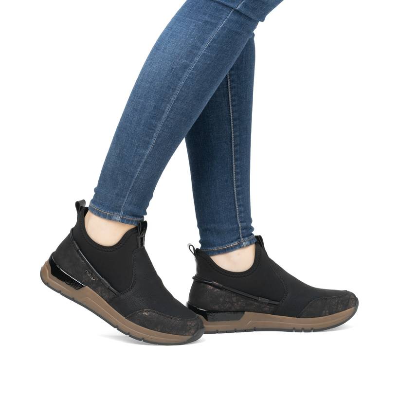 Rieker Artikelnummer 58954-00 Rieker Damen Slipper urbanschwarz Speichern exportieren