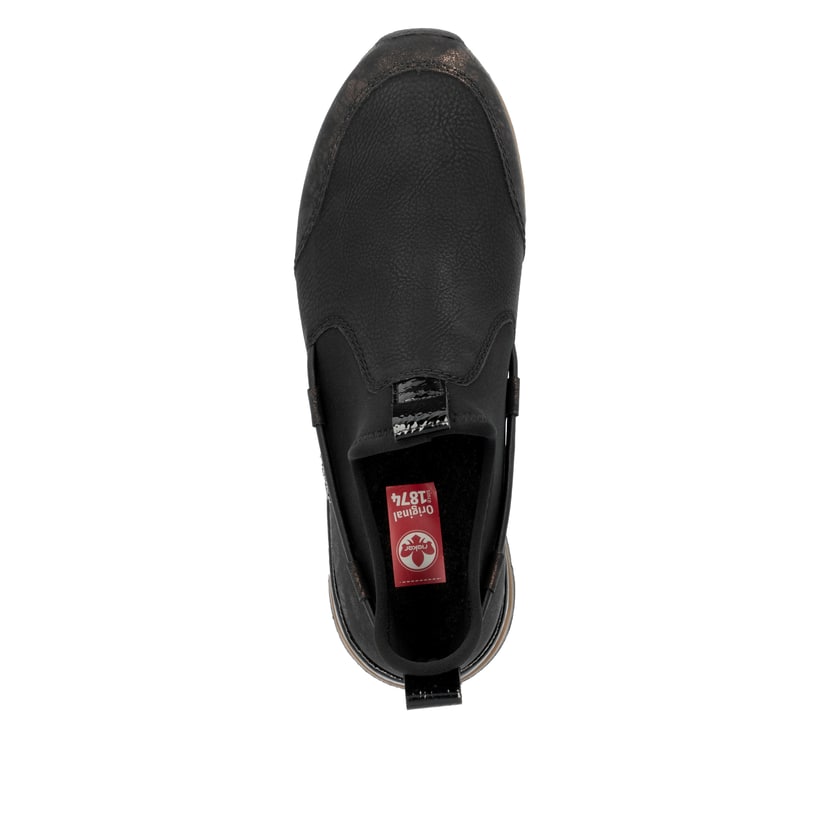 Rieker Artikelnummer 58954-00 Rieker Damen Slipper urbanschwarz Speichern exportieren