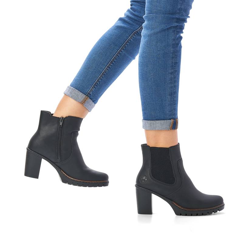 Rieker Artikelnummer Y2574-00 Rieker Damen Stiefeletten tiefschwarz Black Friday Preise