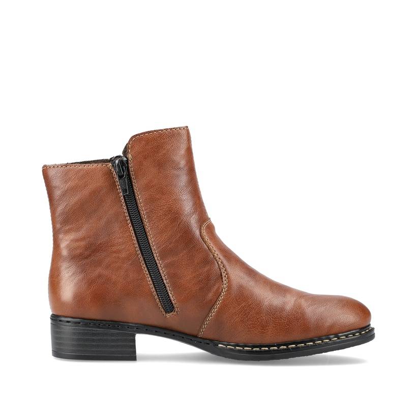Rieker Artikelnummer 73450-22 Rieker Damen Stiefeletten karamellbraun Rabatte dieses Monats