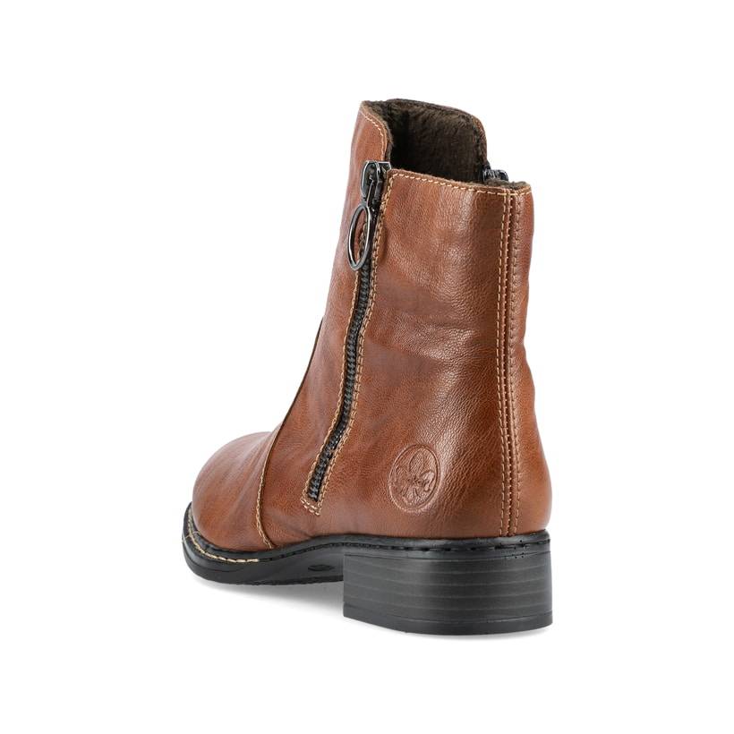 Rieker Artikelnummer 73450-22 Rieker Damen Stiefeletten karamellbraun Rabatte dieses Monats