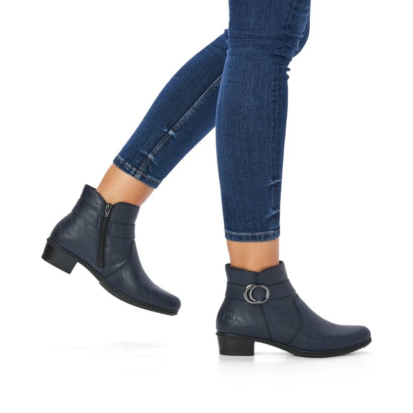 Rieker Artikelnummer Y0775-14 Rieker Damen Stiefeletten schieferblau 2025