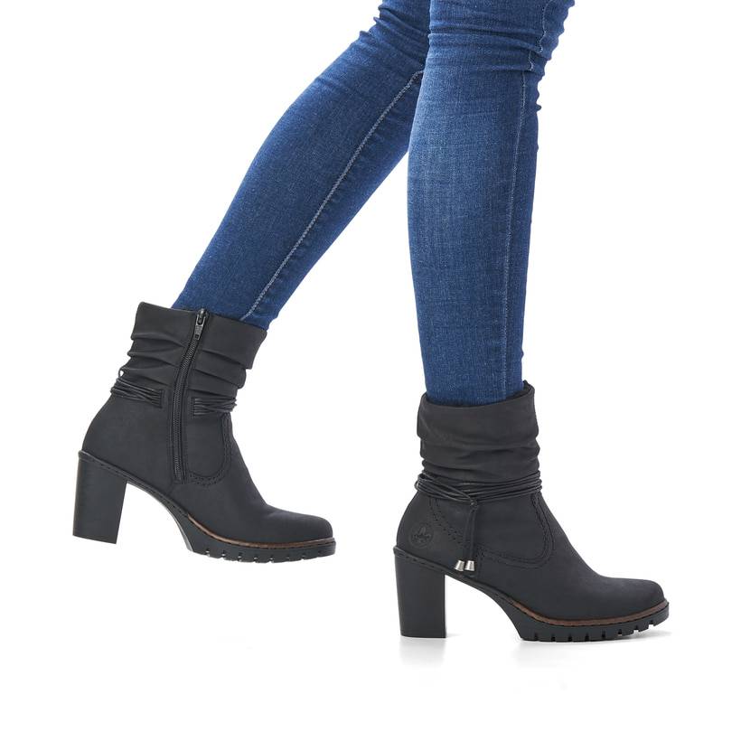Rieker Artikelnummer Y2591-01 Rieker Damen Stiefeletten tiefschwarz Online
