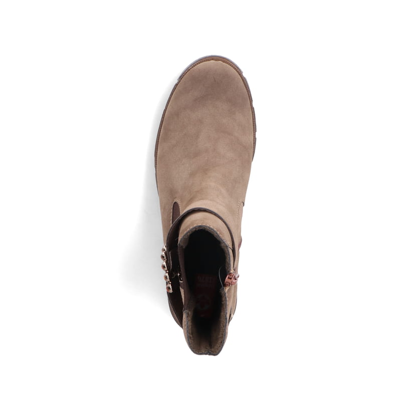 Rieker Artikelnummer Z3564-25 Rieker Damen Chelsea Boots beigebraun Outlet