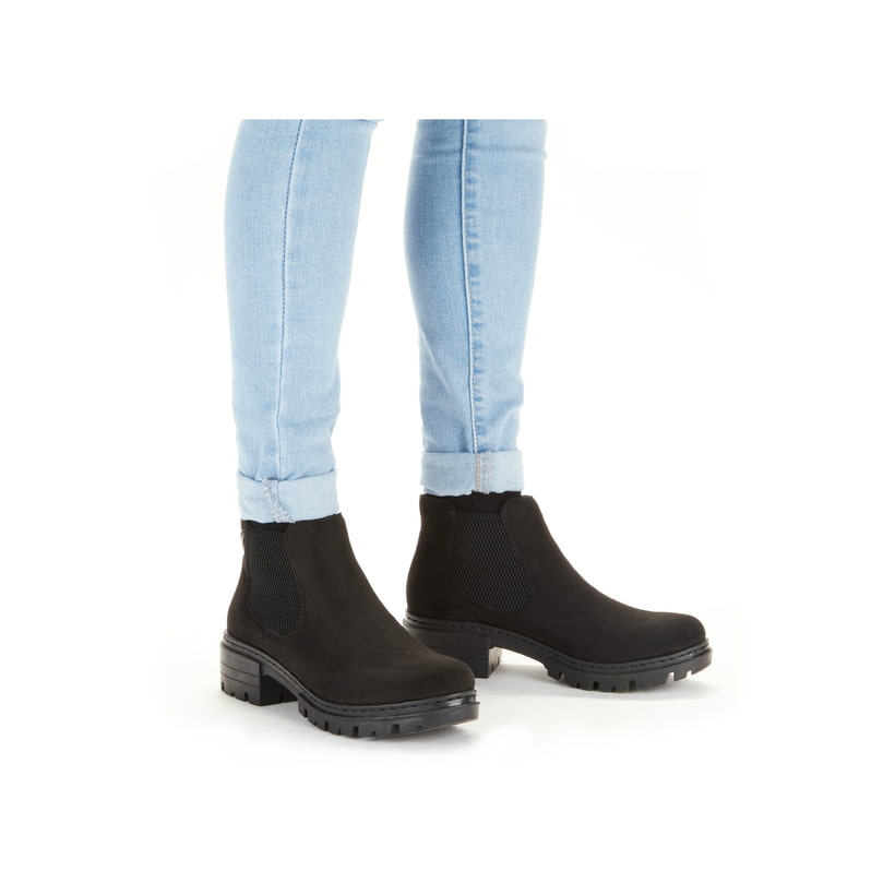 Rieker Artikelnummer 76884-00 Rieker Damen Chelsea Boots tiefschwarz Auslauf