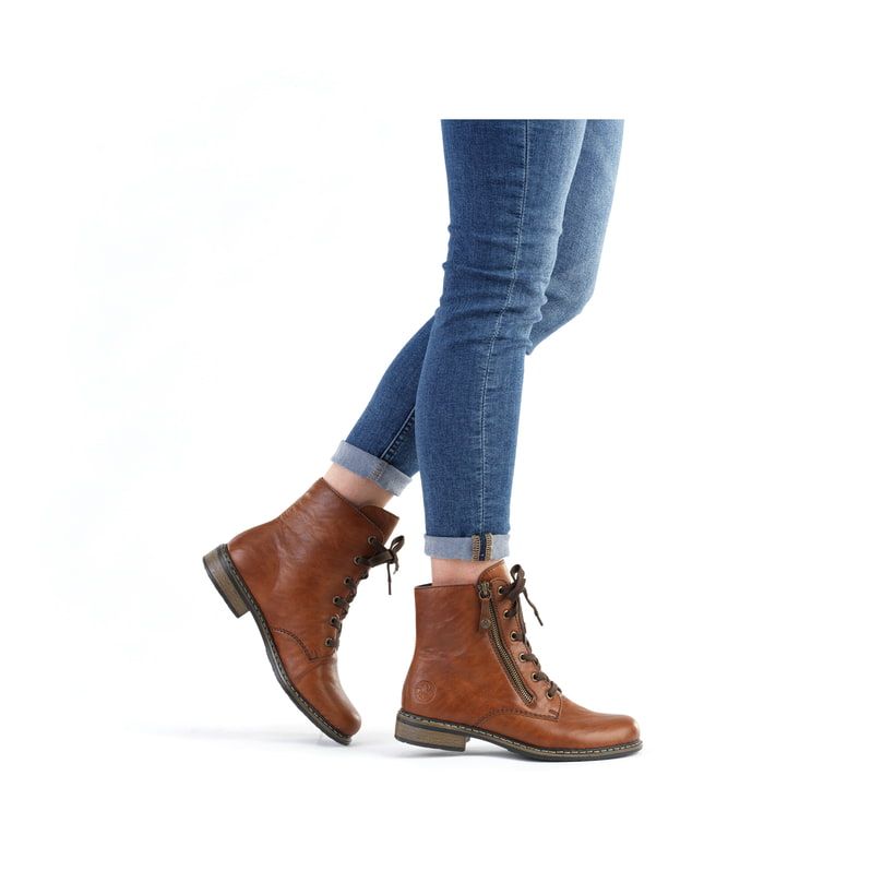 Rieker Artikelnummer 71204-22 Rieker Damen Schnürstiefel kastanienbraun Verkauf