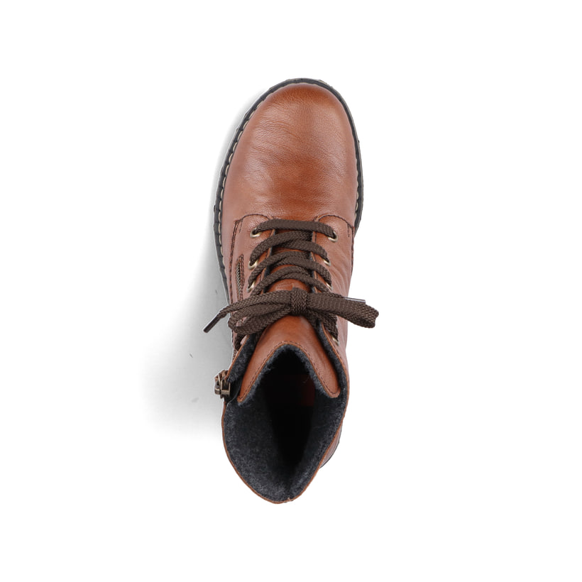 Rieker Artikelnummer 71204-22 Rieker Damen Schnürstiefel kastanienbraun Verkauf