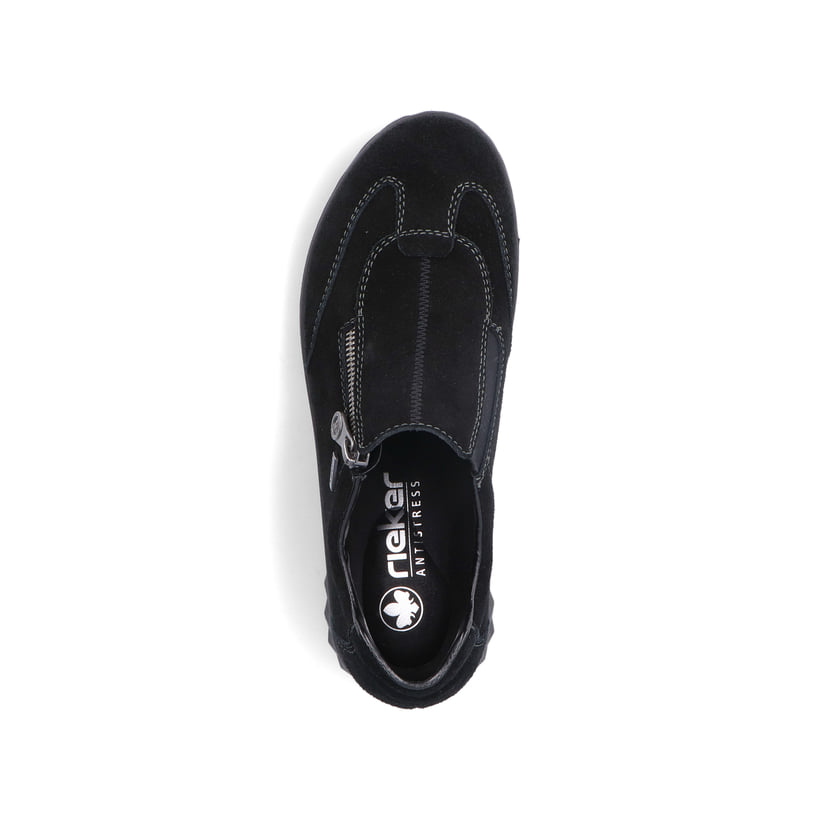 Rieker Artikelnummer 59071-00 Rieker Damen Slipper asphaltschwarz Hotsell