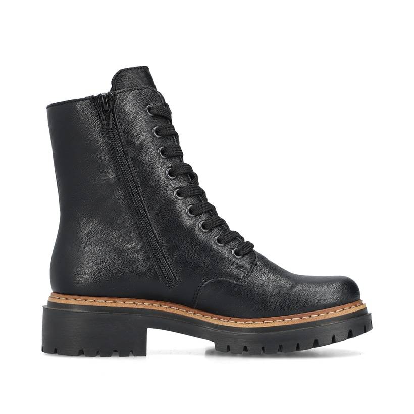 Rieker Artikelnummer 72647-00 Rieker Damen Biker Boots asphaltschwarz im Angebot