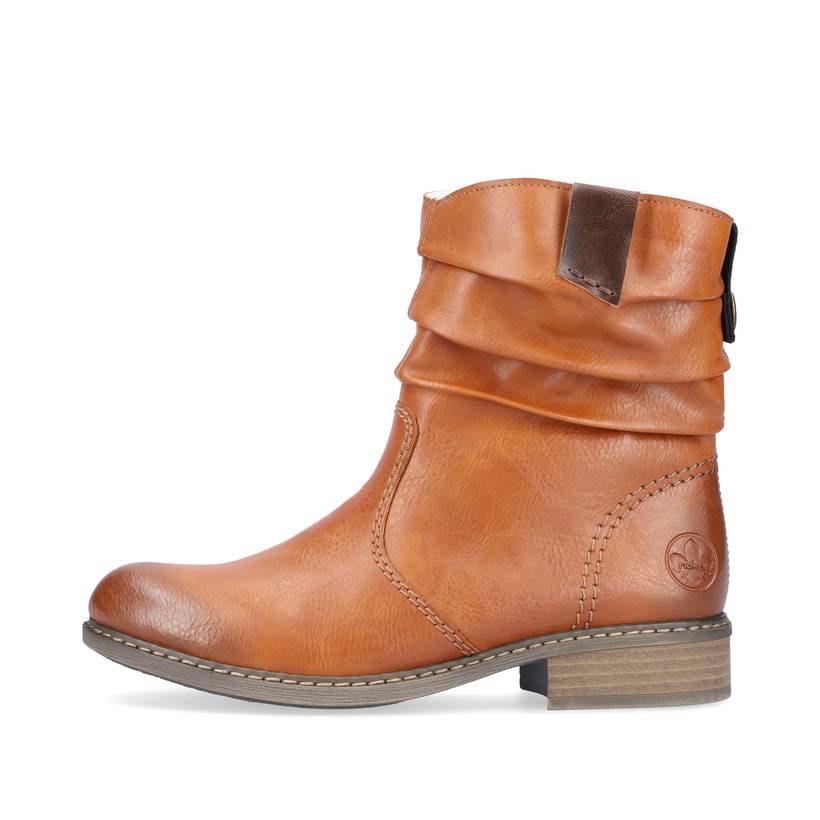 Rieker Artikelnummer Z4180-22 Rieker Damen Kurzstiefel karamellbraun