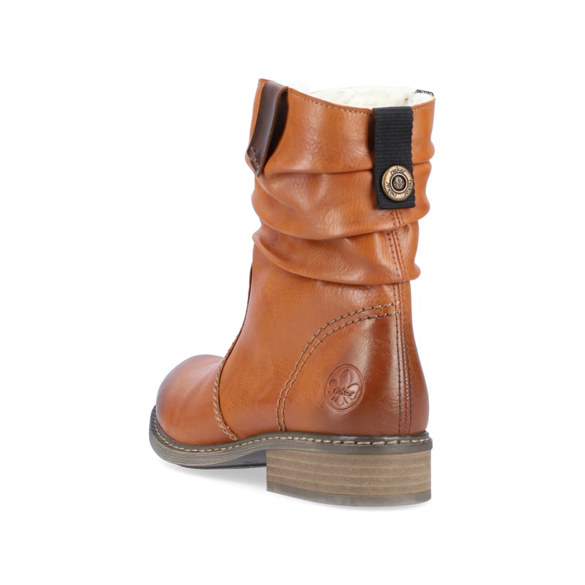 Rieker Artikelnummer Z4180-22 Rieker Damen Kurzstiefel karamellbraun Schlussverkauf
