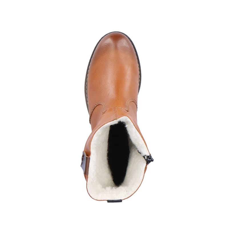 Rieker Artikelnummer Z4180-22 Rieker Damen Kurzstiefel karamellbraun Schlussverkauf