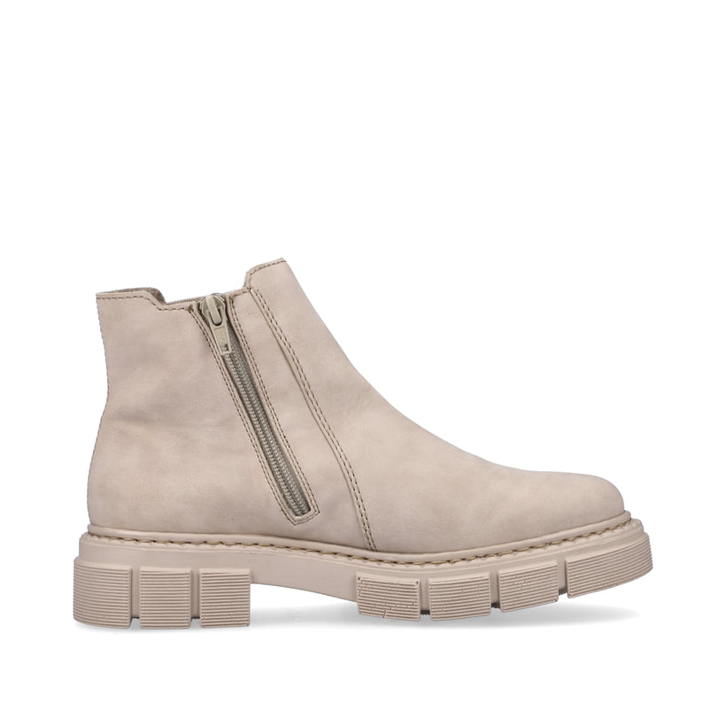 Rieker Artikelnummer M3854-62 Rieker Damen Chelsea Boots hellbeige Günstiger Verkauf