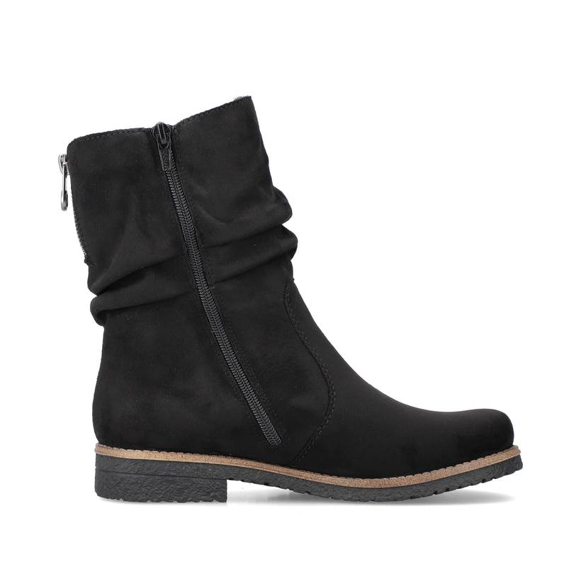 Rieker Artikelnummer 73560-00 Rieker Damen Kurzstiefel graphitschwarz Fabrikverkauf
