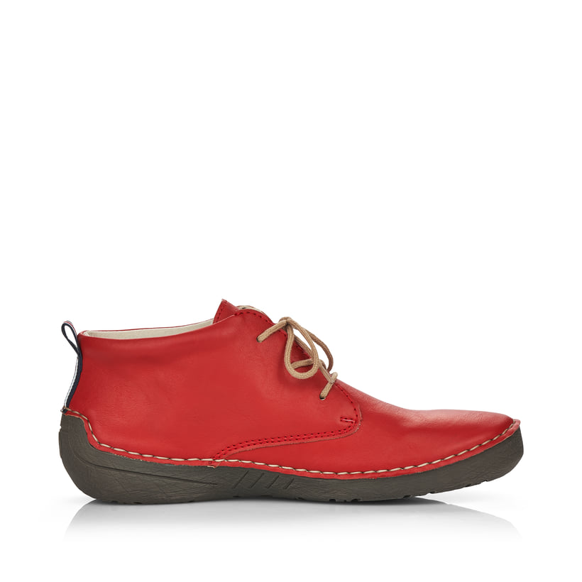 Rieker Artikelnummer 52522-33 Rieker Damen Schnürschuhe rubinrot Blitzverkäufe