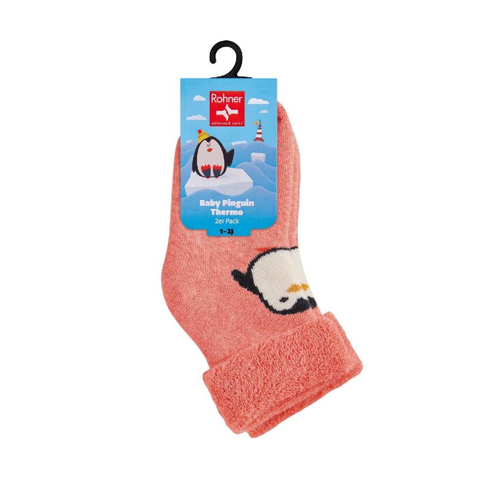 Rohner Socks Baby Pinguin Thermo 2er Pack 20-6182/263/3-6