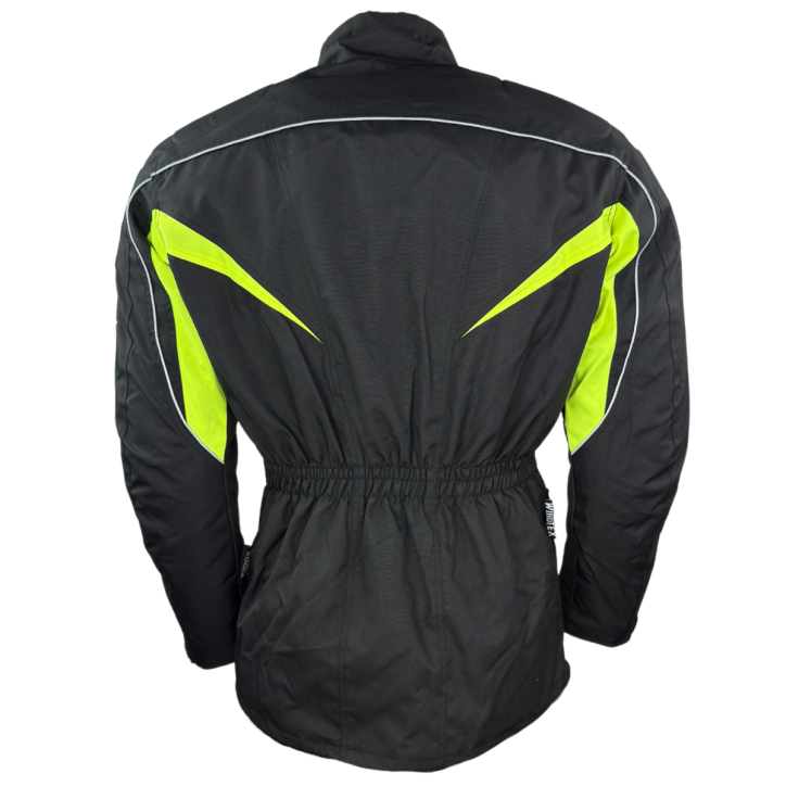 Roleff RO10005 - Motorradjacke in Schwarz / Neongelb Blitzangebot