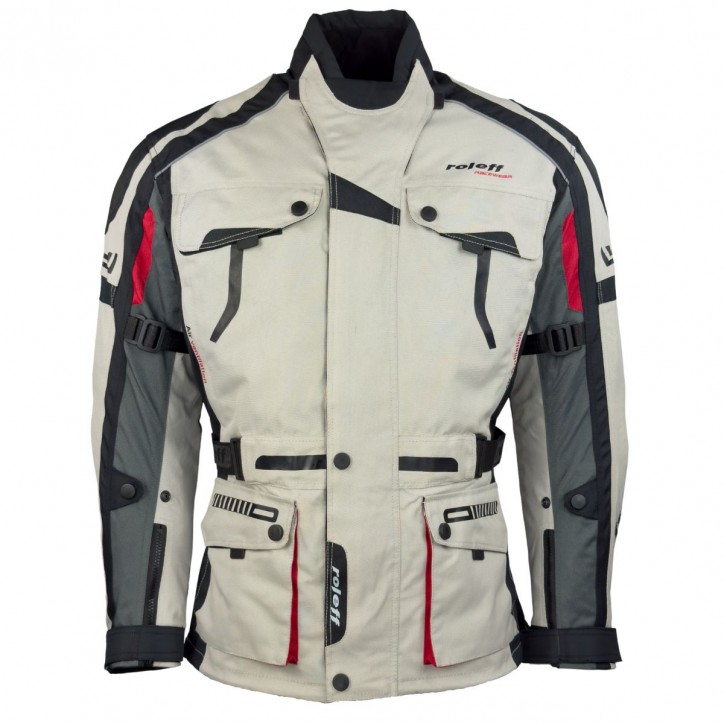 Roleff RO537 - Motorrad Tourenjacke: Abriebfest, Allwettertauglich, helles Design" Neuheiten