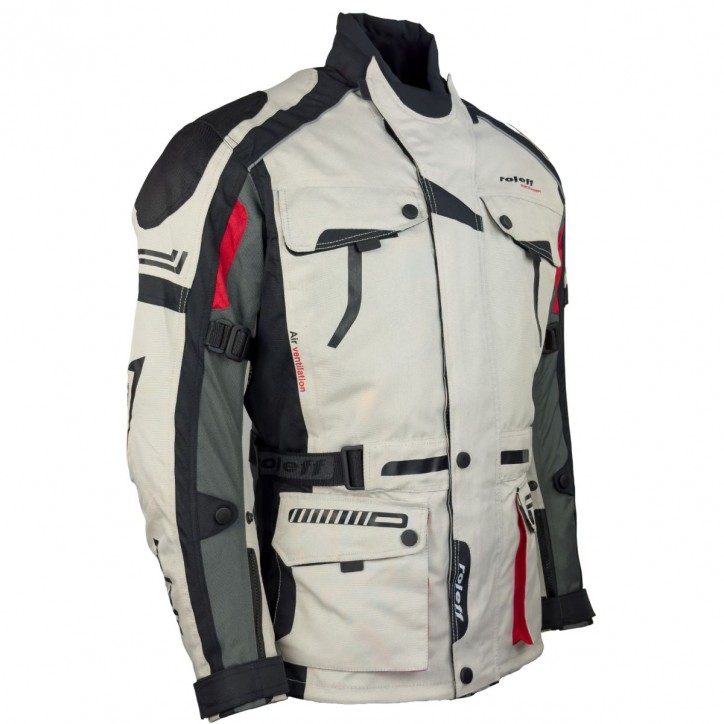 Roleff RO537 - Motorrad Tourenjacke: Abriebfest, Allwettertauglich, helles Design" Neuheiten